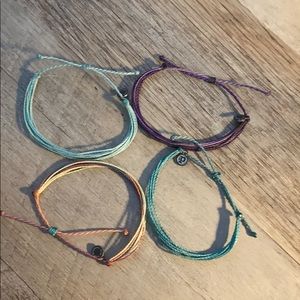 4 Puravida bracelets